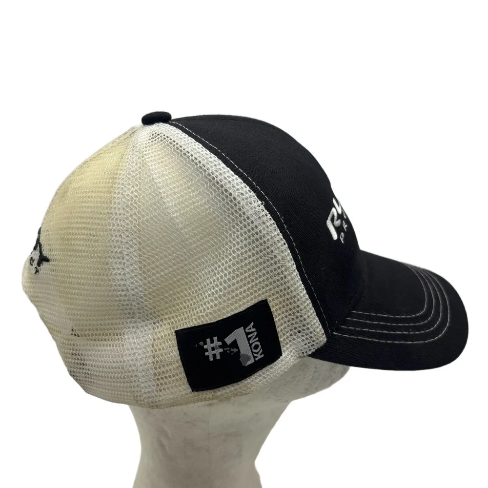Rudy Project #1 Kona Trucker Hat Black White Mesh Snapback Cap